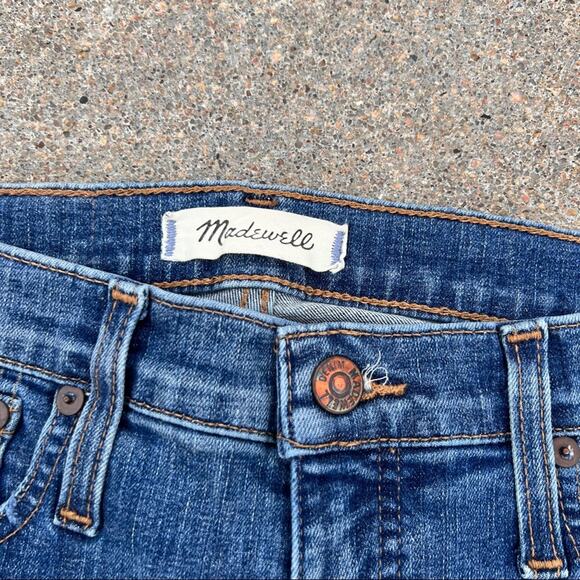 Madewell 10 inch high-skinny jeans with distressed knee Size 25 - Picture 4 of 6